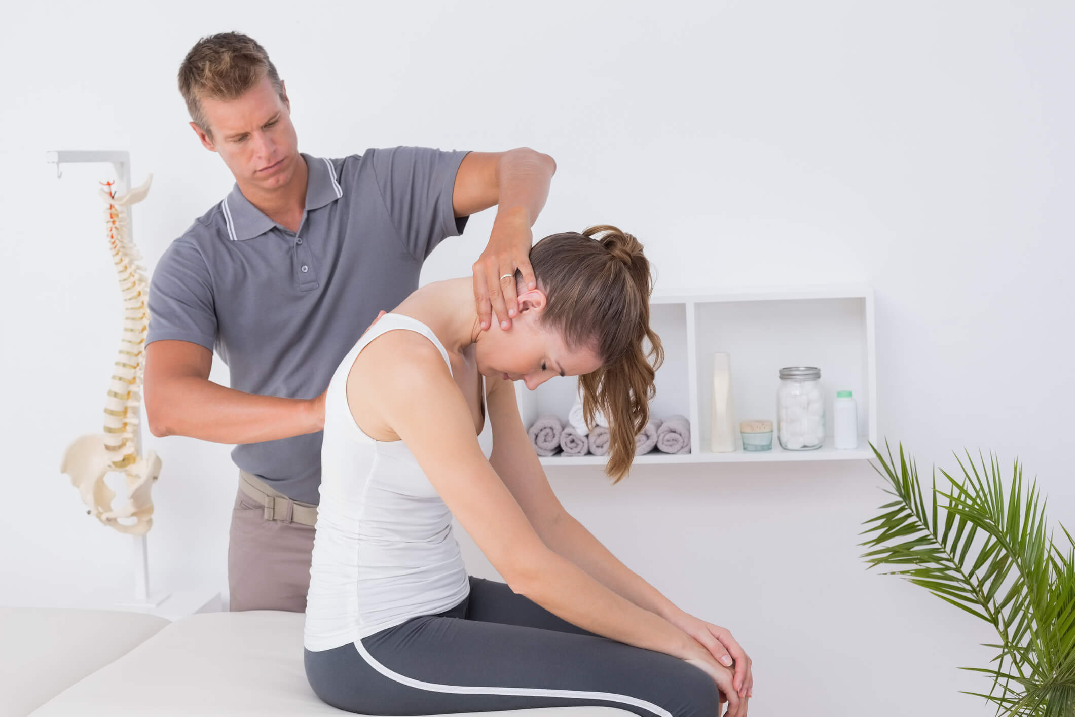 Image of neck pain treatment